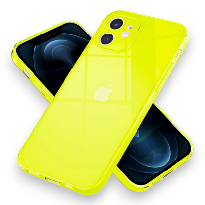 Ovitek "Neon Translucent Nalia" za iPhone 12 – Živo roza / TPU silikon