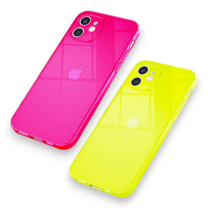 Ovitek "Neon Translucent Nalia" za iPhone 12 – Rumena / TPU silikon