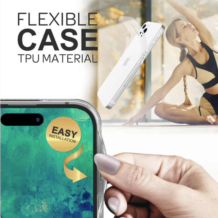 Silikonski ovitek "Clear Nalia" za iPhone 14 Pro Max