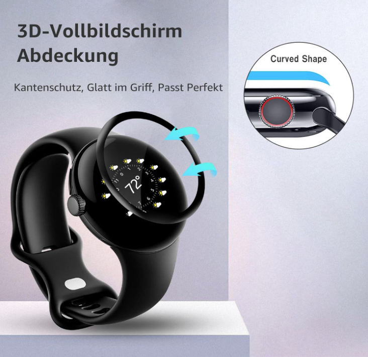 Zaščitno steklo "Reroxe" za pametno uro Google Pixel Watch 2 (41 mm) (2 kosa)