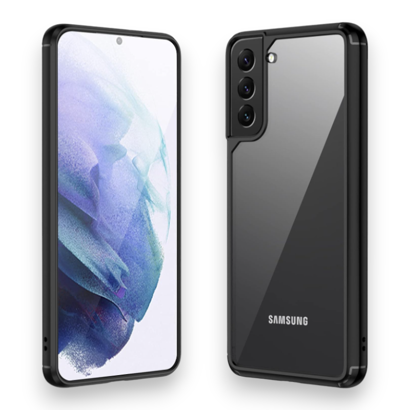Ovitek "Quikbee Airbag" za Samsung Galaxy S21 Plus – Črna / PC + TPU silikon