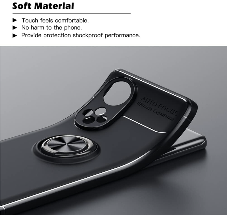 Silikonski ovitek "Ring Holder" za Huawei Nova 9 – Infostyle