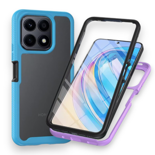 Ovitek "360° Edge" za Honor x8a – Infostyle – Pastelno vijolična / PC + TPU silikon