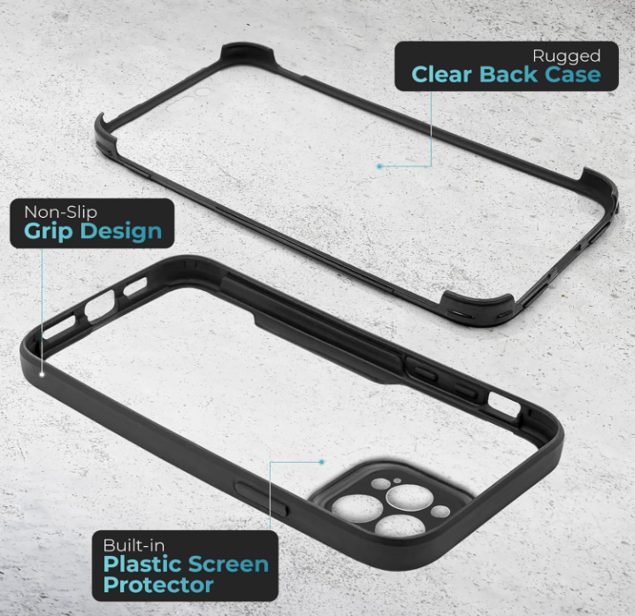 Ovitek "360° Edge" za iPhone 14 Pro Max – Moozy