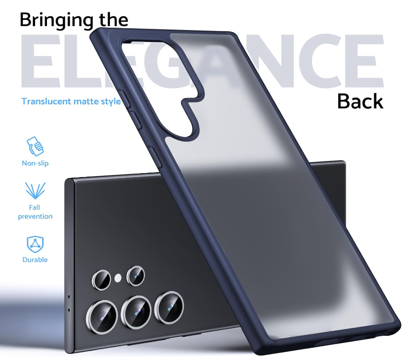 Ovitek "Translucent Matte" za Samsung Galaxy S24 Ultra – Infostyle