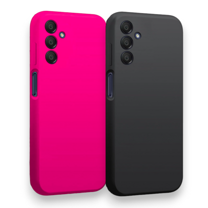 Silikonski ovitek "AUKASE" za Samsung Galaxy A25 – Infostyle – Črna / PC + TPU silikon