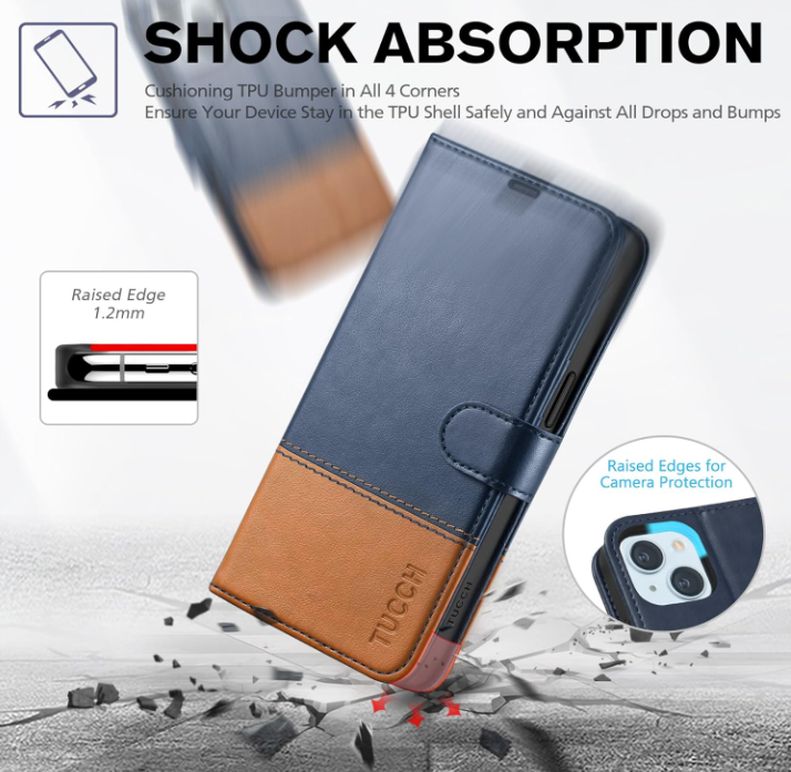 Preklopna torbica "Tucch Double" za iPhone 15
