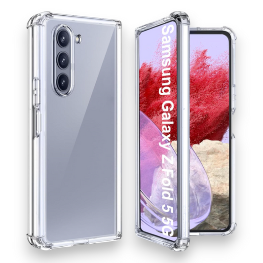 Silikonski ovitek "Eiselen Shockproof" za Samsung Galaxy Z Fold 5 5G – Infostyle – Prozorna / TPU silikon