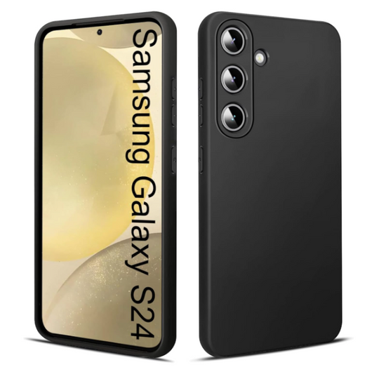 Silikonski ovitek "Eiselen Ultra Thin Soft" za Samsung Galaxy S24 – Infostyle – Črna / TPU silikon