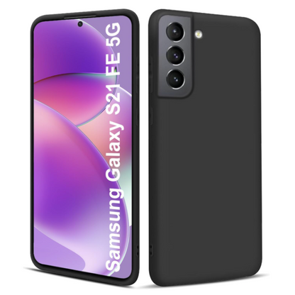 Silikonski ovitek "Eiselen Ultra Thin Soft" za Samsung Galaxy S21 Fe – Infostyle – Črna / TPU silikon