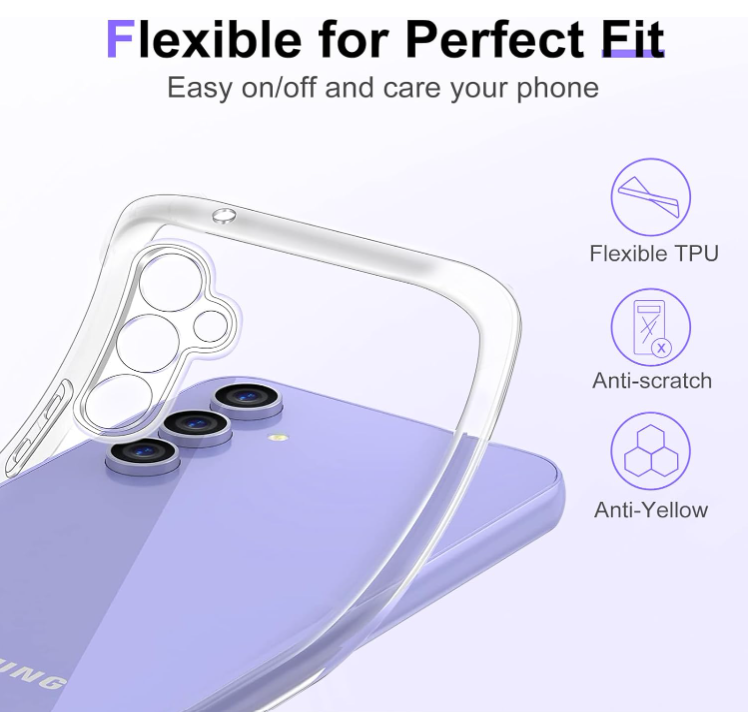 Silikonski ovitek "Eiselen Slim Soft" za Samsung Galaxy A54 – Infostyle