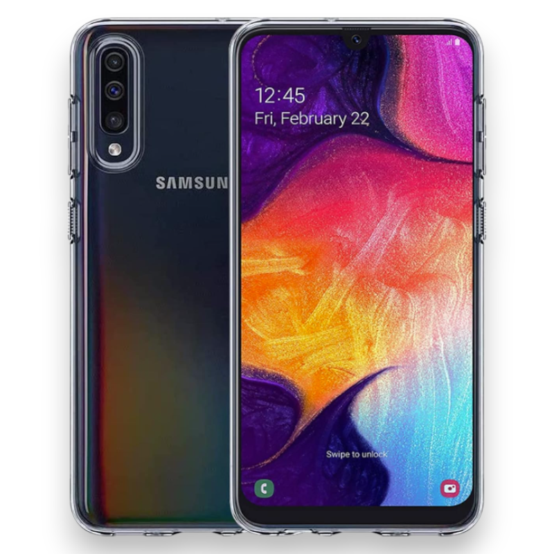 Silikonski ovitek "Eiselen Slim Soft" za Samsung Galaxy A50 – Infostyle – Prozorna / TPU silikon