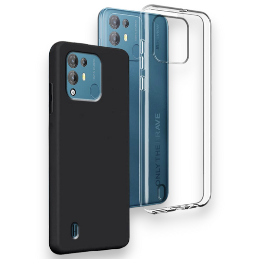Silikonski ovitek "Classic" za Blackview A55 Pro (6.53") – Infostyle – Prozorna