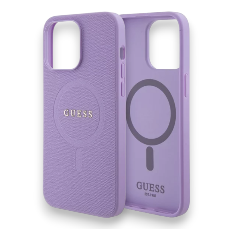Ovitek Guess "Saffiano MagSafe " za iPhone 15 Pro (GUHMP15LPSAHMCU)