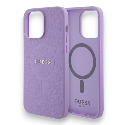 Ovitek Guess "Saffiano MagSafe " za iPhone 15 Pro (GUHMP15LPSAHMCU)