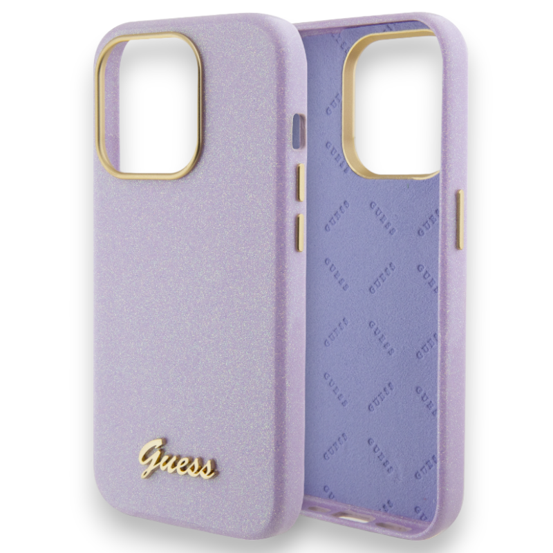 Ovitek Guess "Full Glitter" za iPhone 15 Pro (GUHCP15LPGMCSL)
