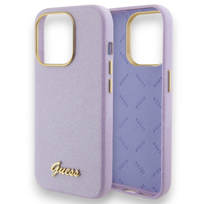 Ovitek Guess "Full Glitter" za iPhone 15 Pro (GUHCP15LPGMCSL)