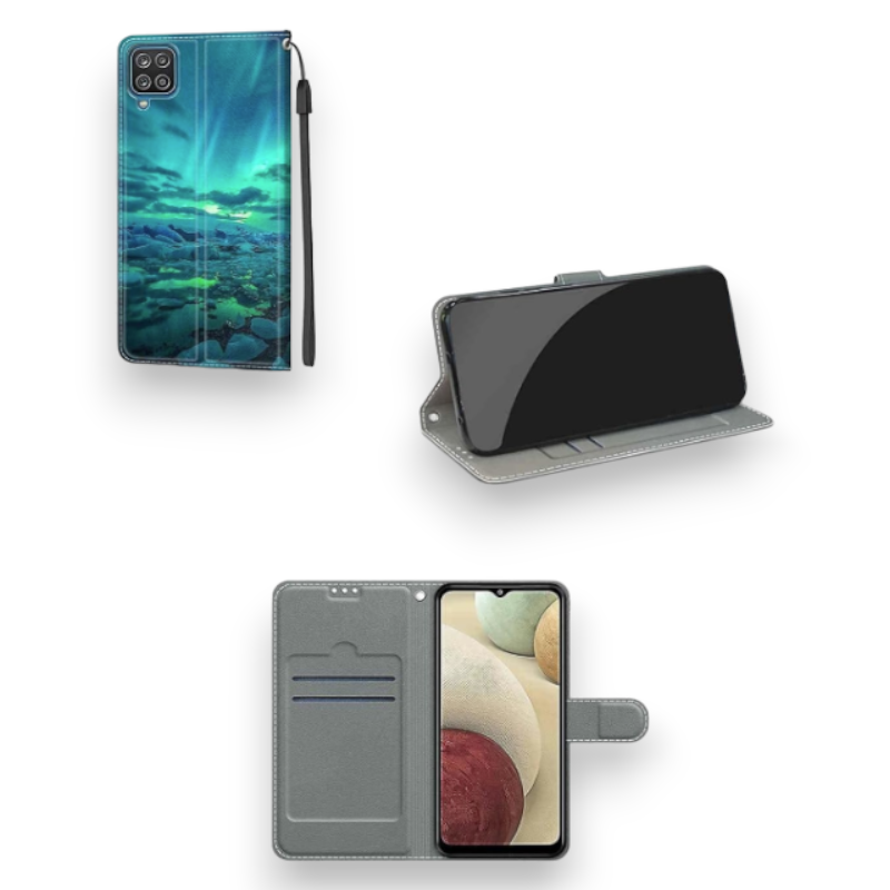 Preklopna torbica "Polar Lights" za Samsung Galaxy A12/ M12 – Infostyle