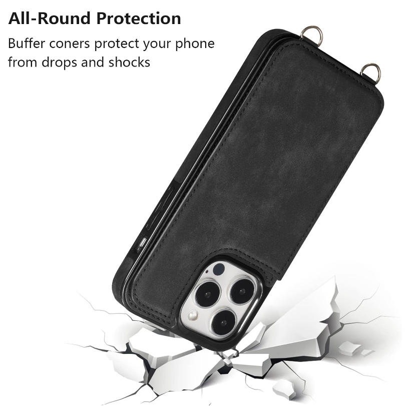 Ovitek "Wallet" z vrvico za iPhone 14 Pro Max – Infostyle