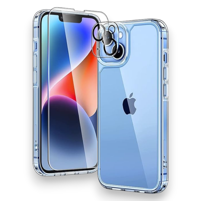 Zaščitno steklo + zaščita za kamero "Tauri protection" za iPhone 14 Plus
