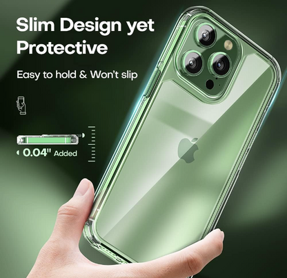 Komplet ovitek "Tauri Classic" + zaščitno steklo + zaščita za kamero za iPhone 13 Pro Max