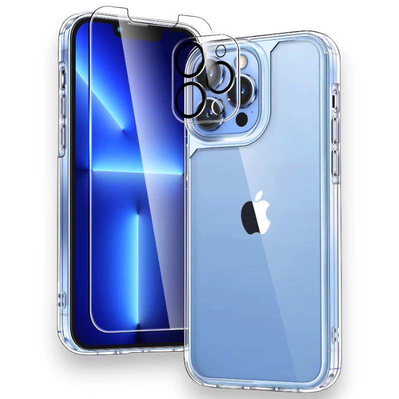 Zaščitno steklo + zaščita za kamero "Tauri protection" za iPhone 13 Pro