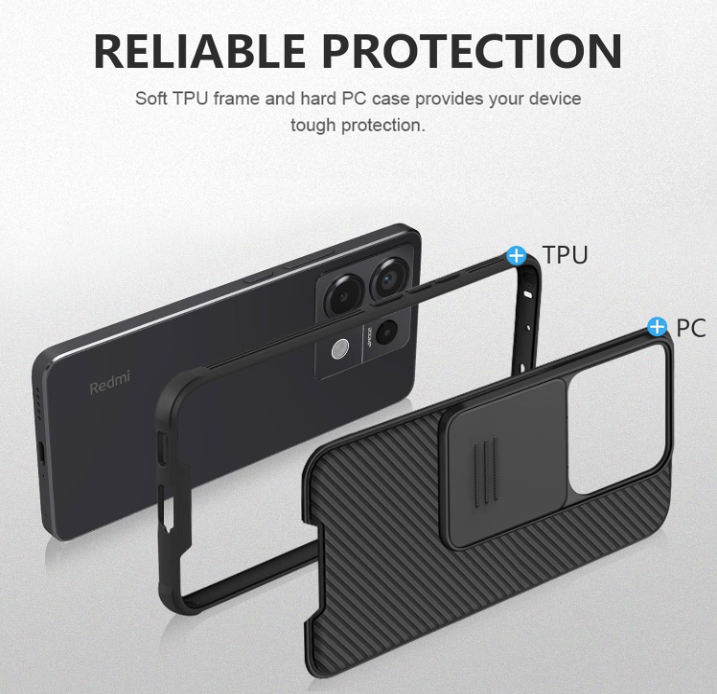 Ovitek "Nillkin Camera Protection" za Xiaomi Redmi Note 13 Pro 5G/ Poco X6 5G