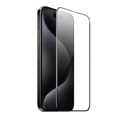 Zaščitno steklo za iPhone 16 Pro Max/17 Pro Max s črno obrobo – Borofone