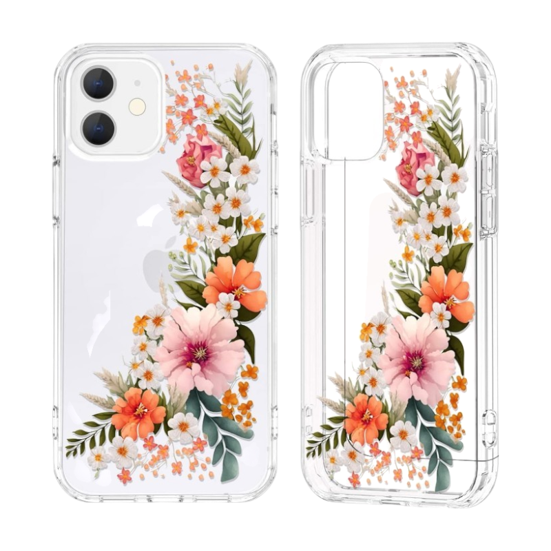 Ovitek za telefon "Rich Blossom" iPhone 13/14 – Infostyle – Prozorna