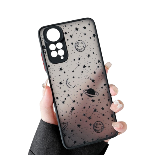 Ovitek za telefon "Black Sky" Xiaomi Redmi Note 11/11S – Infostyle – Črna