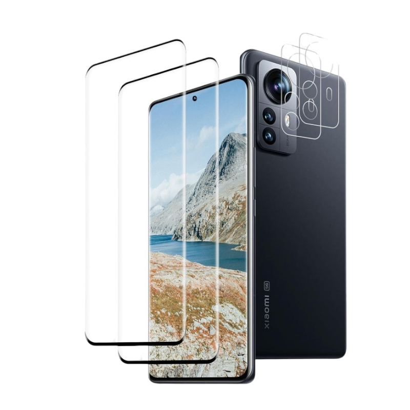Zaščitno steklo + zaščita za kamero "9H" Xiaomi 12 Pro 5G – Infostyle