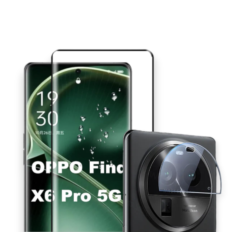 Komplet zaščitno steklo + zaščita za kamero za Oppo Find x6 Pro – Infostyle