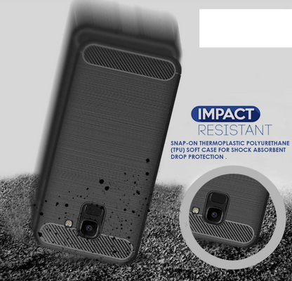 Silikonski ovitek "Carbon" za Samsung Galaxy J6 – Vigo