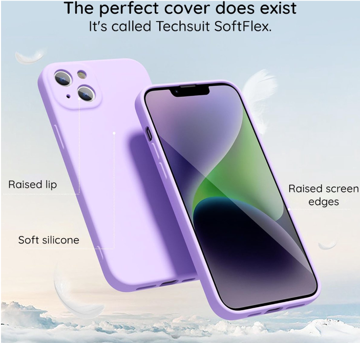 Silikonski ovitek "Softflex" za Honor 200 Lite – Techsuit – Temno modra / TPU silikon