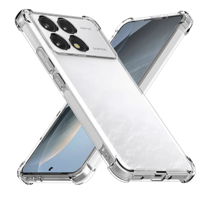 Ovitek za telefon "Antischock" za Xiaomi Poco F6 Pro, prozoren – Infostyle – Prozorna / TPU