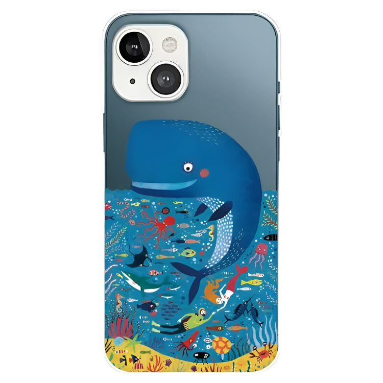 Ovitek za telefon ''Whales'' iPhone 14 Plus – Infostyle – Prozorna / TPU silikon