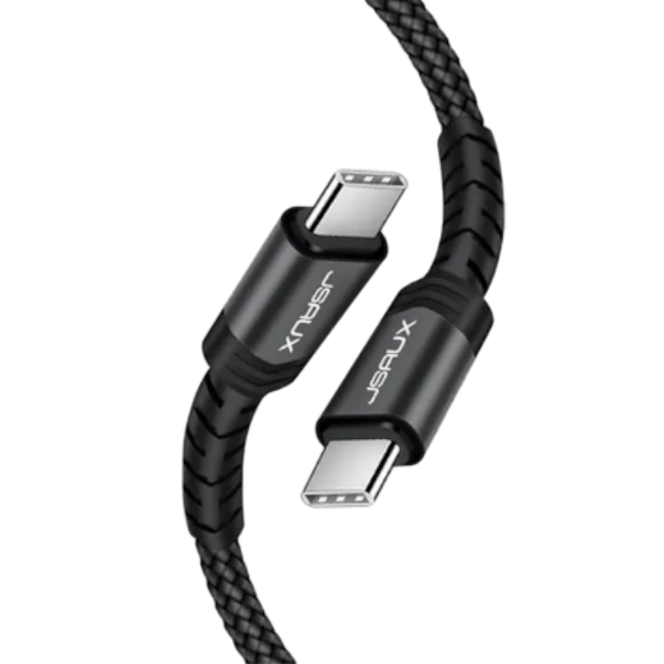 Kabel USB C v USB C 2m, 100W – JSAUX – Črna