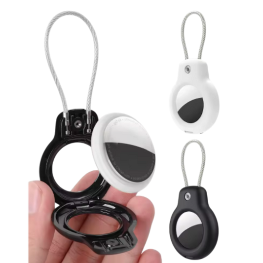 Zaščitni etui obesek za AirTag (2kosa), črna in bela – Infostyle