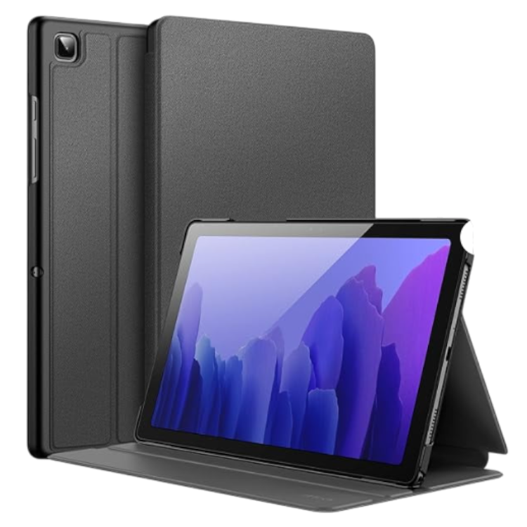 Preklopna torbica "JETech" za Samsung Galaxy TAB A7 – Črna / PC + TPU silikon