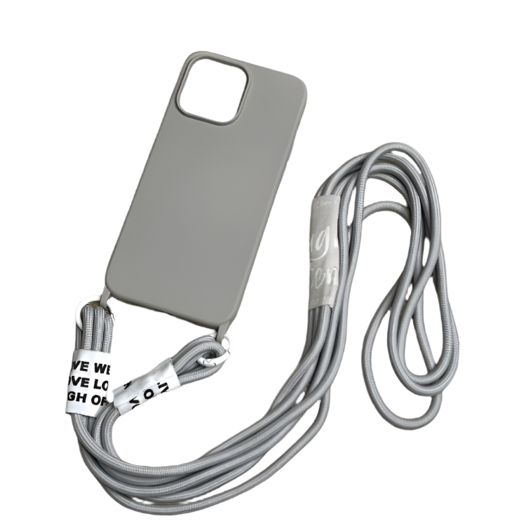 Ovitek za telefon z vrvico iPhone 12 Pro Max – Infostyle – Siva