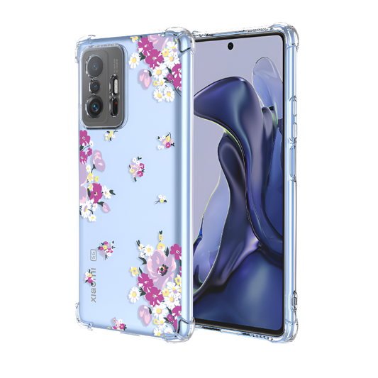 Ovitek za telefon "little roses" za Xiaomi 11T/11T Pro – Infostyle – Prozorna