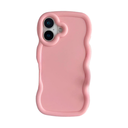 Ovitek "Wave" za iPhone 16 Plus – Infostyle – Roza