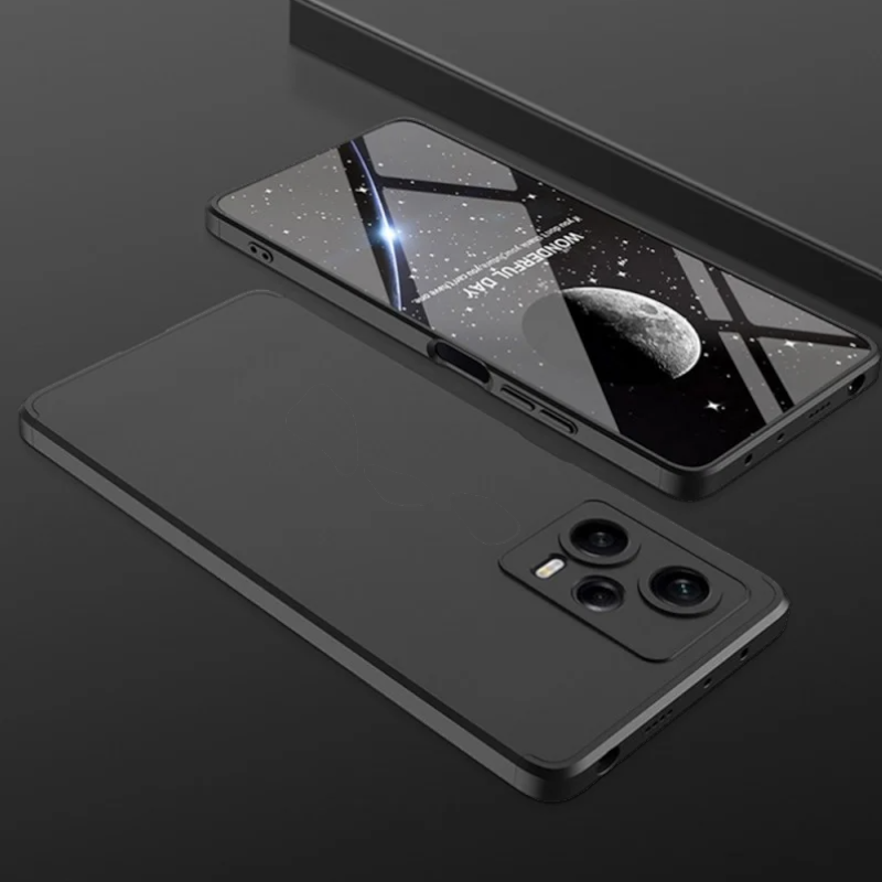 GKK 360 ovitek za Xiaomi Redmi Note 12 Pro Plus - črna – Črna