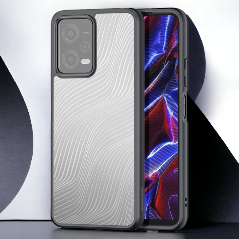 Ovitek "Aimo" za Xiaomi Redmi Note 12 5G – Dux Ducis – Črna / PC + TPU silikon