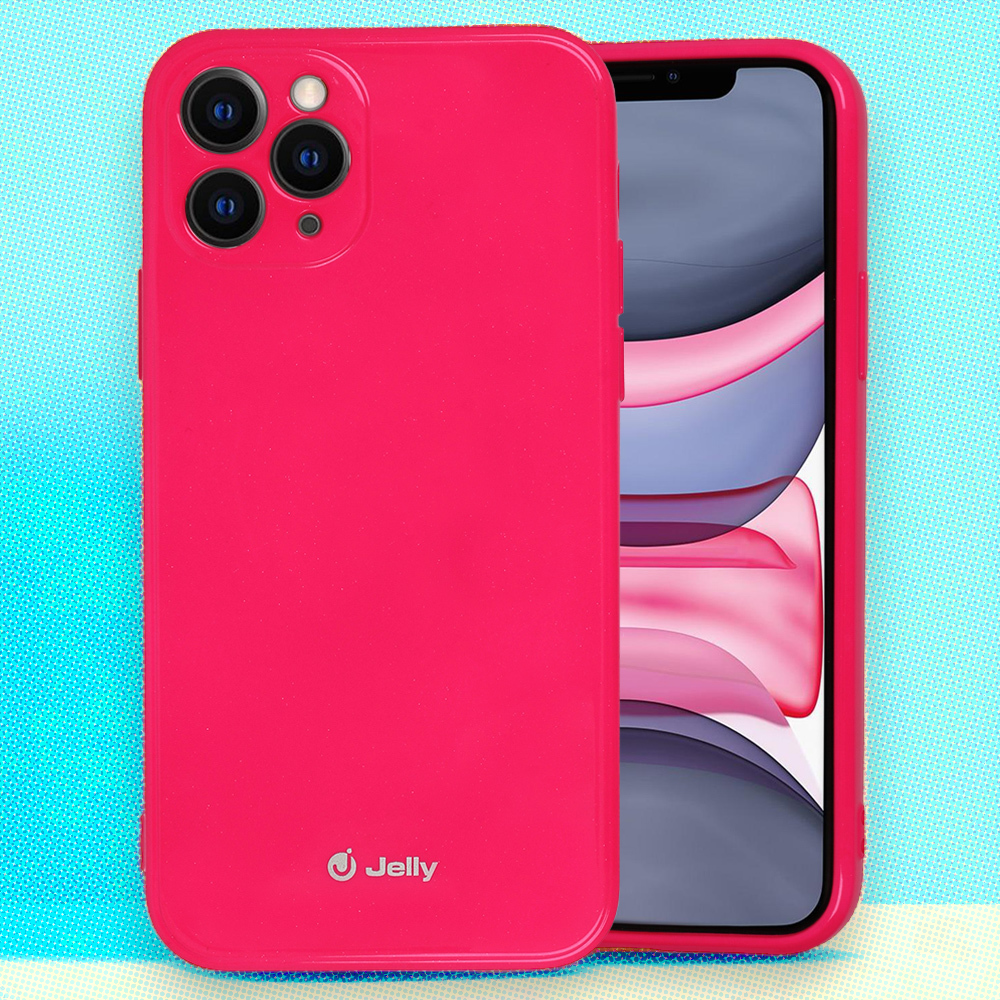 Silikonski ovitek "Jelly" za iPhone 14 Pro Max – Svetlo roza / TPU silikon