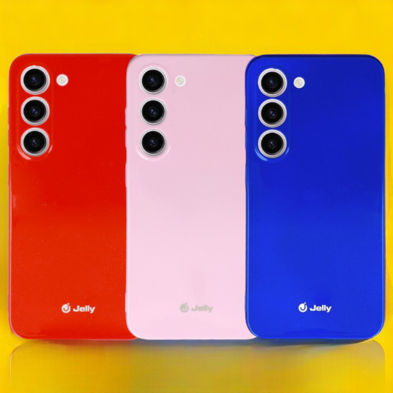 Silikonski ovitek "Jelly" za Samsung Galaxy S22 Plus – Temno modra / TPU silikon