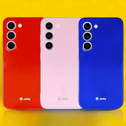 Silikonski ovitek "Jelly" za Samsung Galaxy S22 Plus – Temno modra / TPU silikon