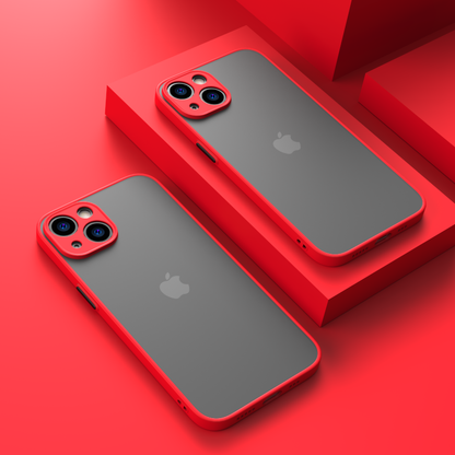 Ovitek "Black View" za iPhone 14 Plus – Infostyle – Rdeča / PC + TPU silikon