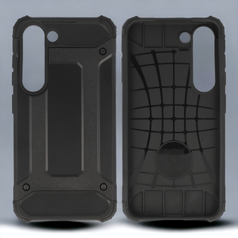 Silikonski ovitek "armor carbon" za Samsung Galaxy S23 Plus - Črna – Infostyle