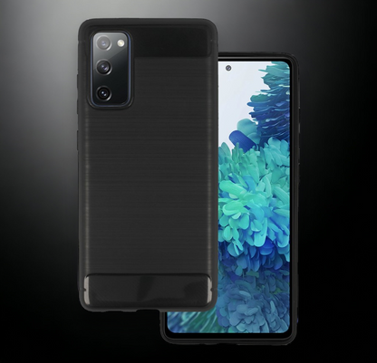 Ovitek "Carbon lite" za Samsung Galaxy S20 Lite - Črna – Infostyle – Črna / TPU silikon